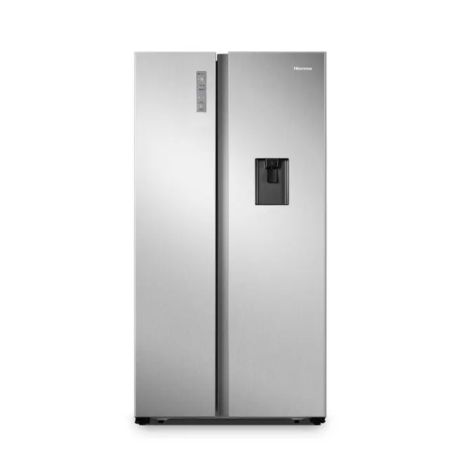 ثلاجة هايسنس سايد باي سايد 519 لتر انفرتر ستانلس ستيل  RS3N518NMIA1