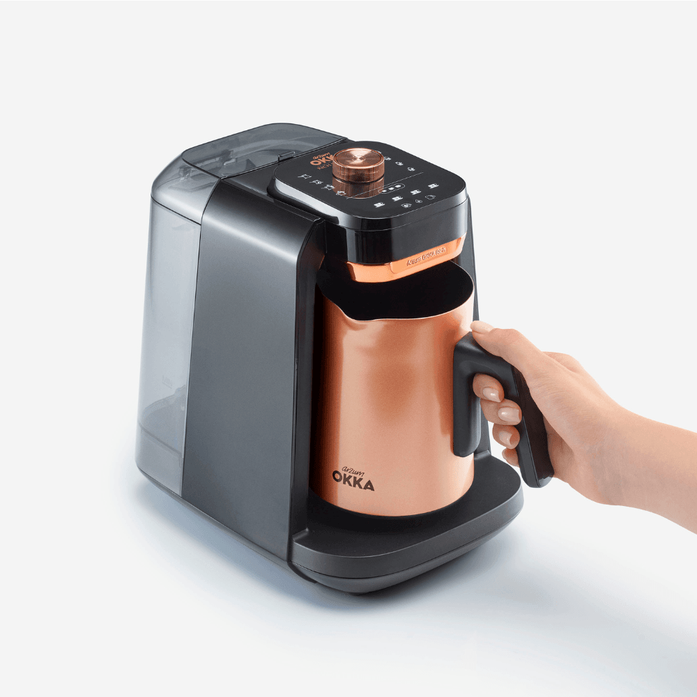 ماكينه قهوه تركي اوكا ريتش برو بلاس اسود - نحاسي OKKA RICH PRO PLUS OK0038-0400