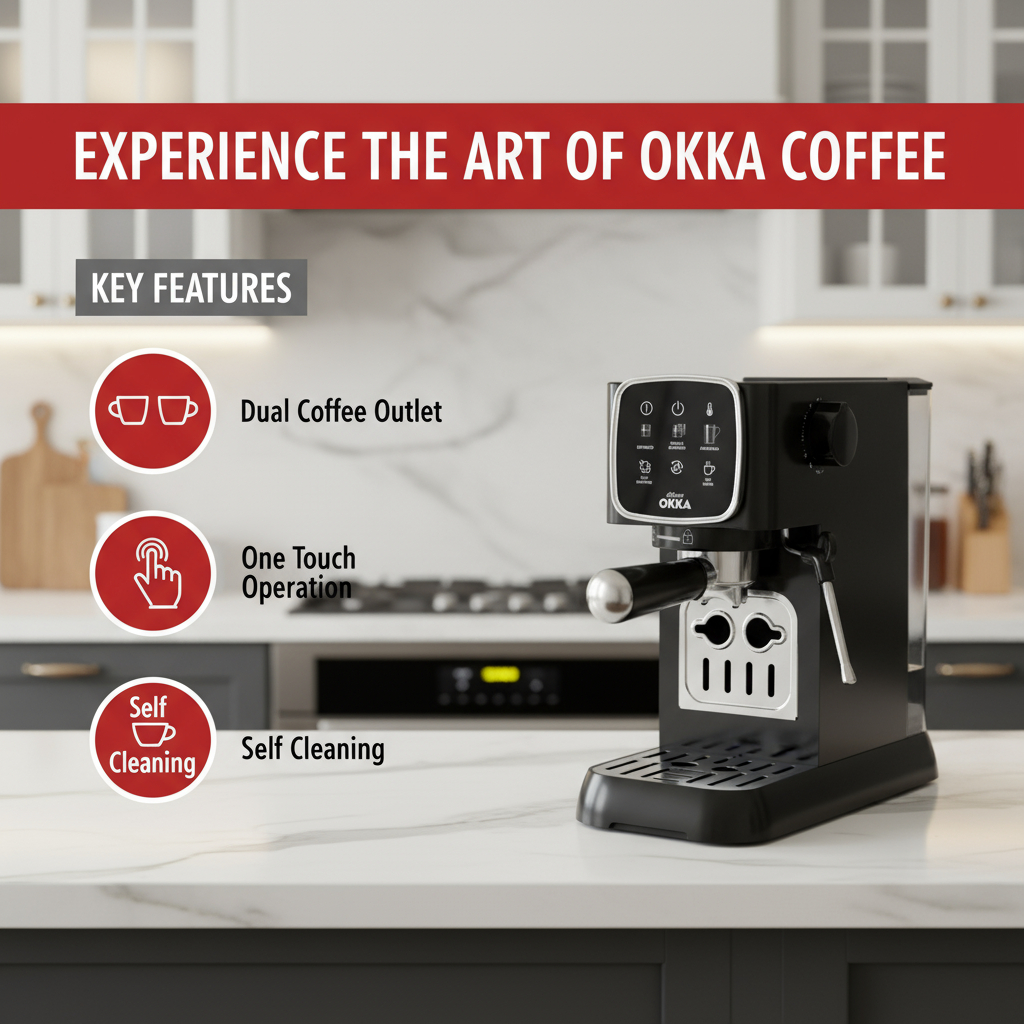 ماكينه قهوه اوكا اسبريسو سولو فضي ثلاثيه  okka-solo ok0034-0500