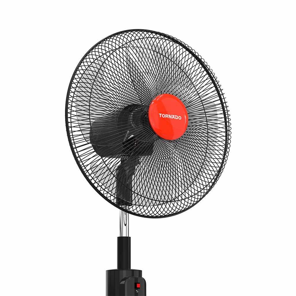 مروحه ستاند تورنيدو 16 بوصه 4 ريشة أسود EFS-111M