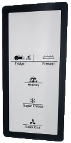 ثلاجه فريش 18 قدم 462 لتر ستانلس ديجيتال FNT-LS540YIT-INV (22258)  انفرتر