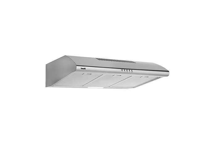 شفاط مسطح بيست ايطالي 90 سم 222 وات سيلفر  WAVE PLUS INOX90CM
