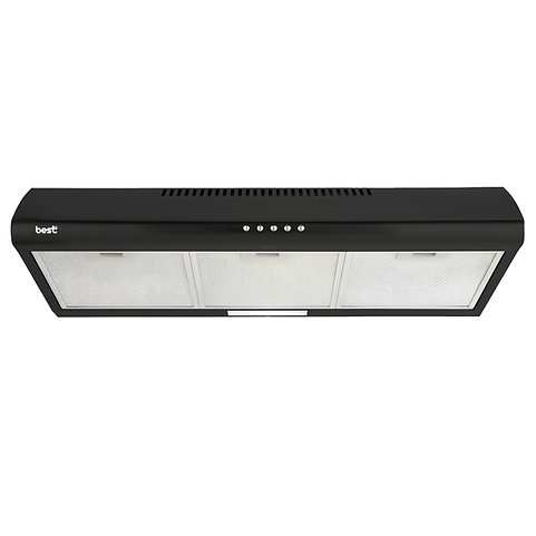 شفاط مسطح بيست ايطالي 90 سم 222 وات اسود WAVE PLUS BK90CM