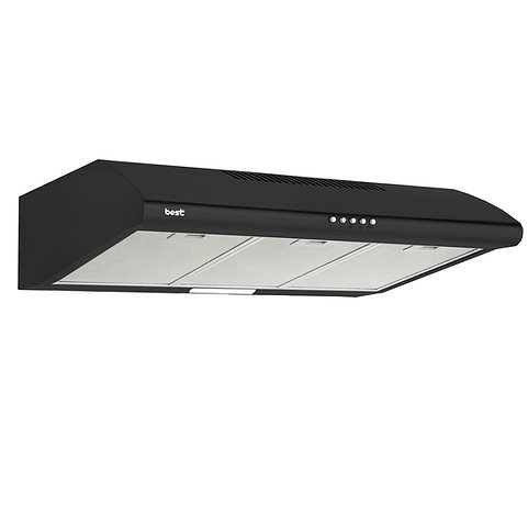 شفاط مسطح بيست ايطالي 90 سم 222 وات اسود WAVE PLUS BK90CM