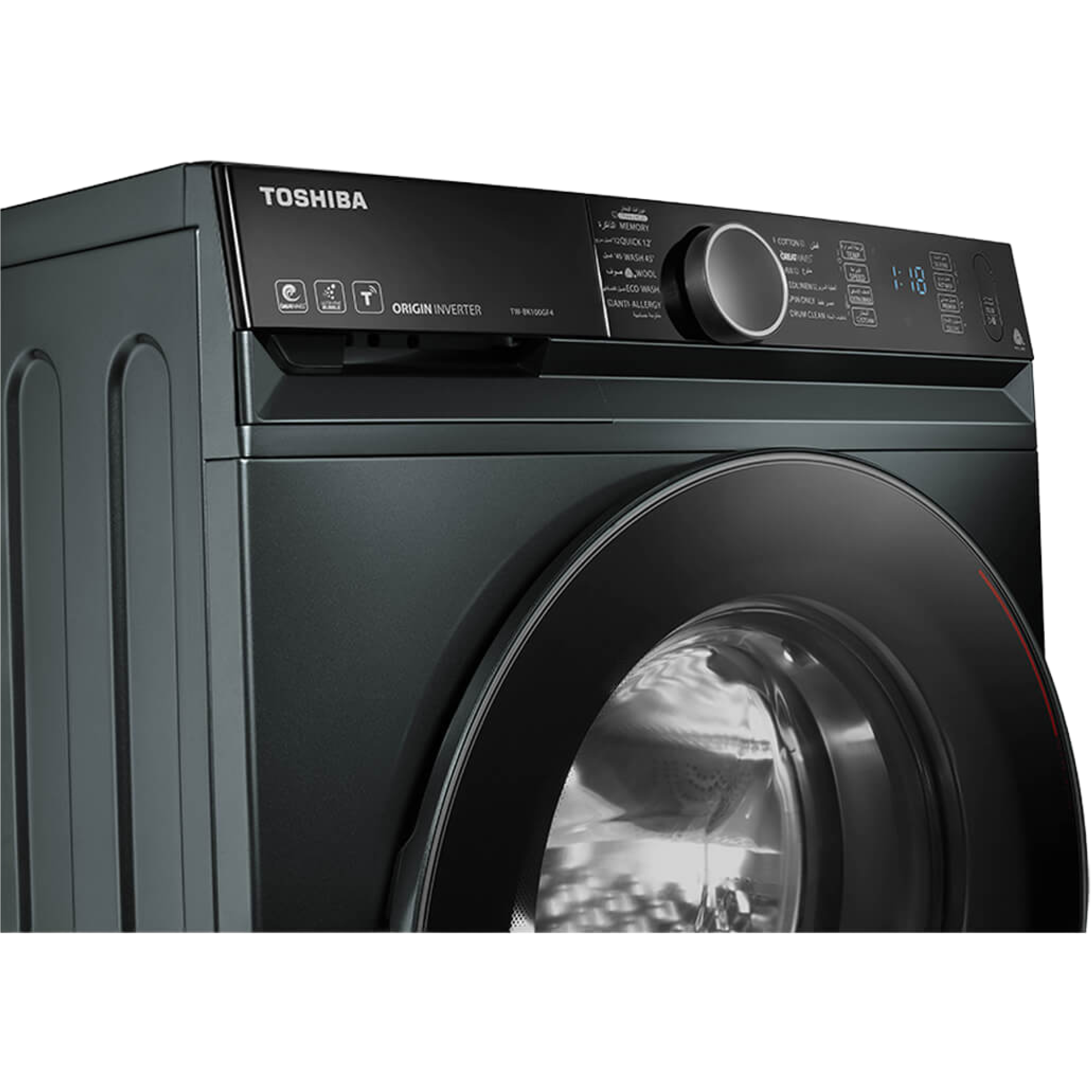 غسالة ملابس توشيبا 10.5ك 1400لفة سمارت انفرتر ديجيتال TW-T25BZU115MWEG(MG)