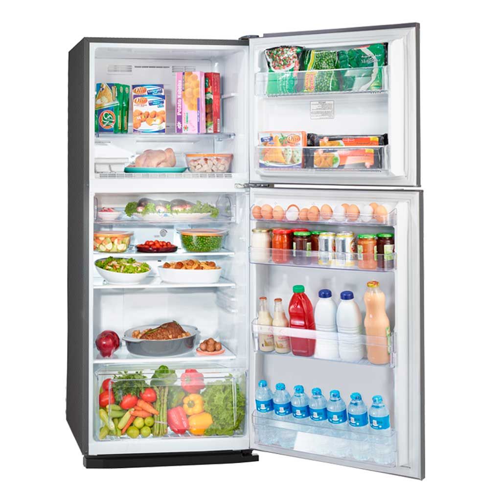 ثلاجه تورنيدو 355 لترانفرتر ستانلس RF-40TTV-ST