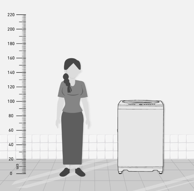 غساله ملابس شارب توب 11 كيلو تاتش ( ES-TN116SLP )