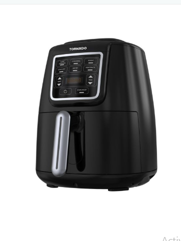 قلايه هوائيه تورنيدو 1550 وات ديجتال THF-1554D-XL-BS