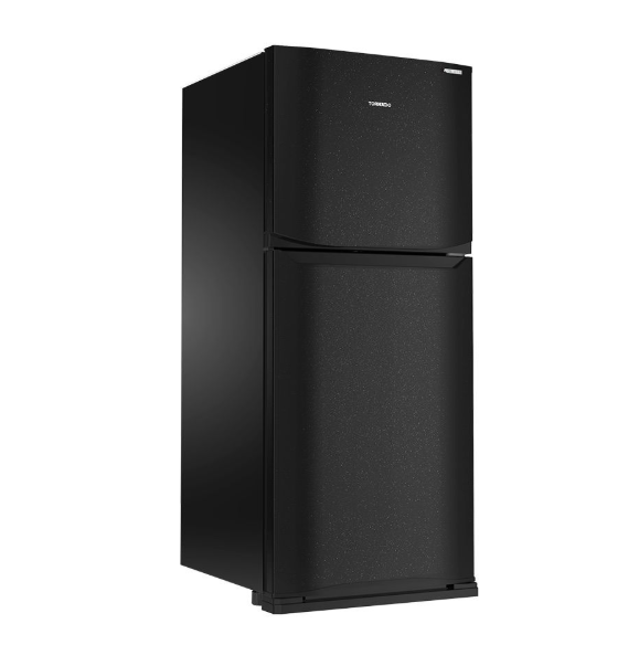 ثلاجه تورنيدو 355 لتر 2 باب اسود  RF-40FTV-BK