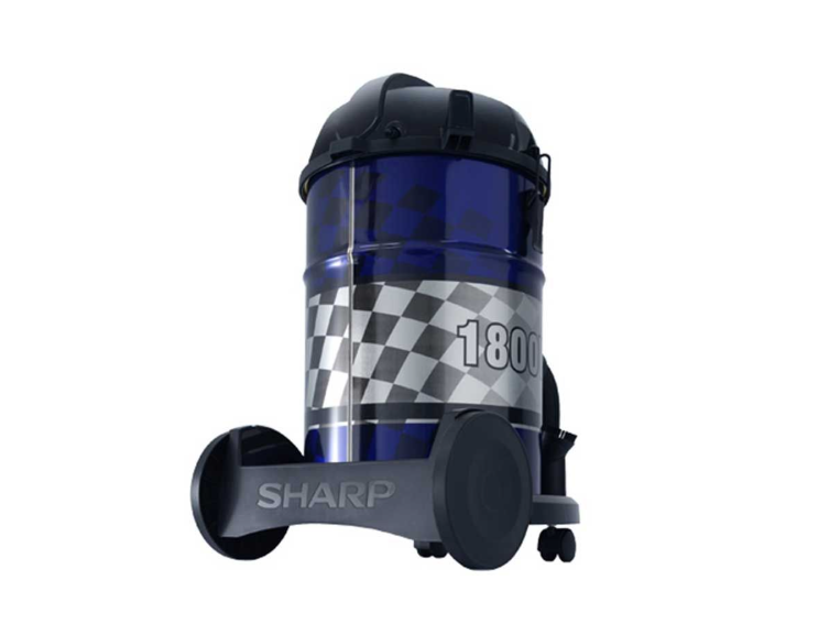 مكنسه  شارب 1800 وات  برميلية  فلتر قماش أزرق EC-CA1820-X