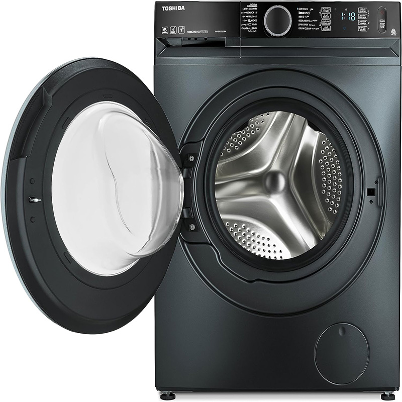 غساله ملابس توشيبا 9 ك انفرتر اسود سمارت TW-BK100GF4EG(MK)