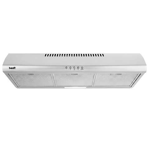شفاط مسطح بيست ايطالي 90 سم 222 وات سيلفر  WAVE PLUS INOX90CM