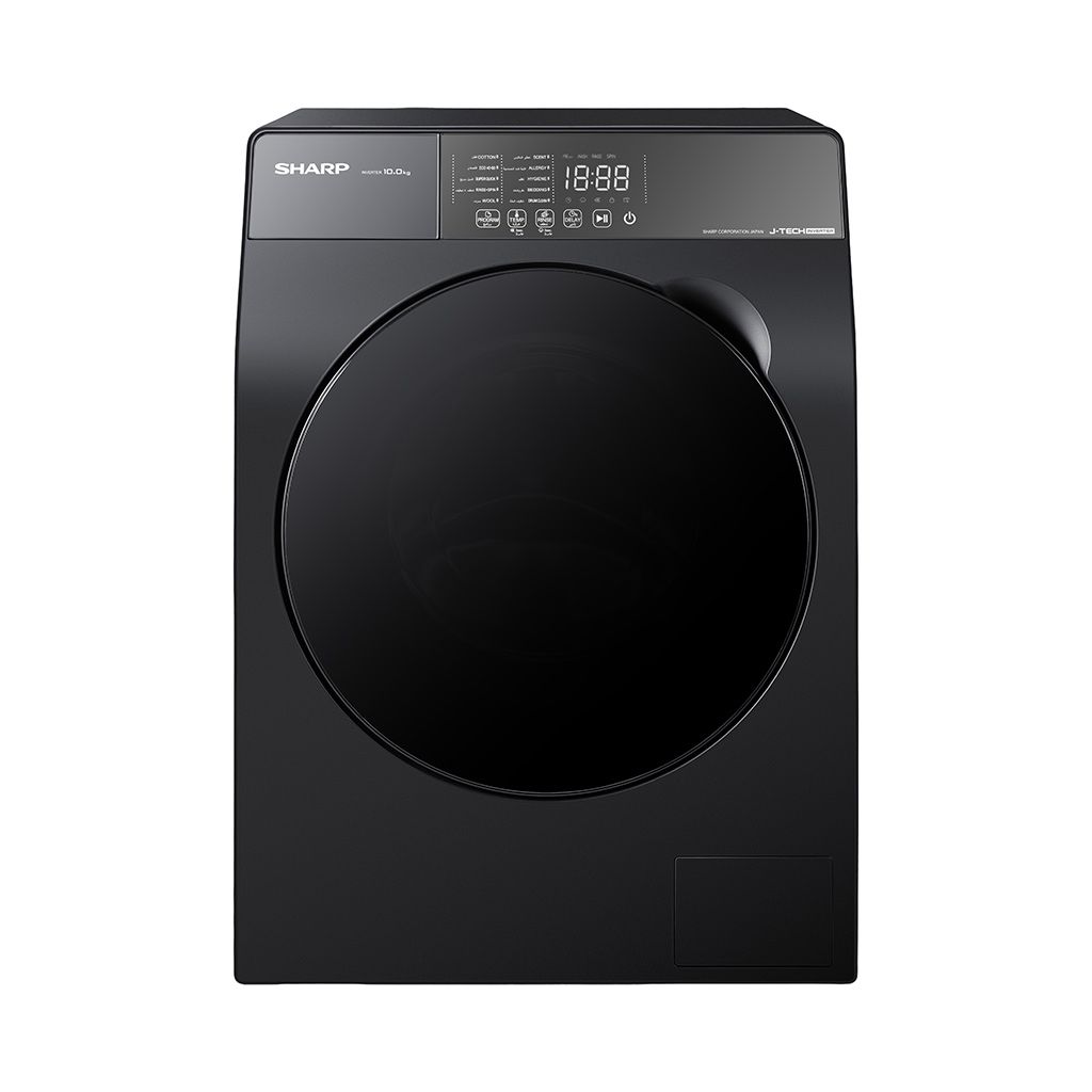 ES-FS104KLE-G  غساله ملابس شارب  فول أوتوماتيك 10 كجم انفرتر رمادي غامق K-PRO