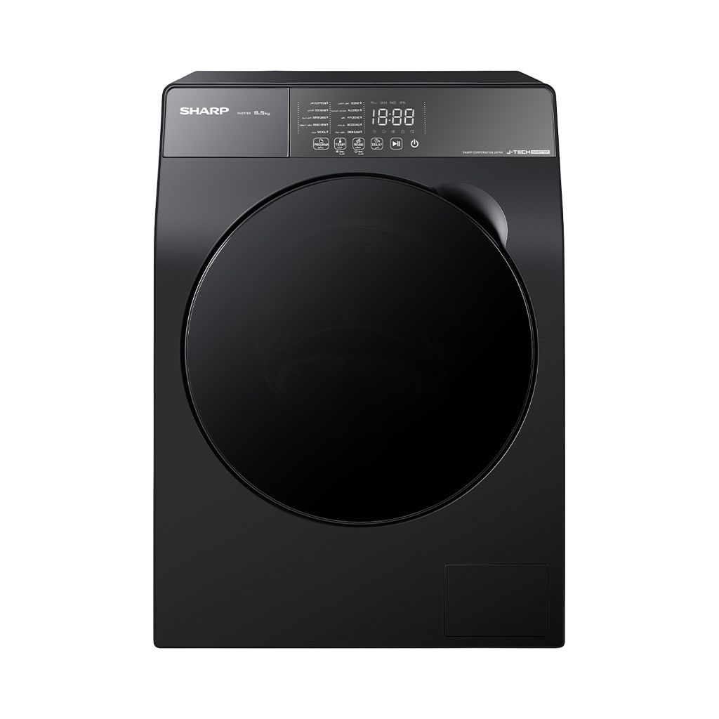 ES-FS852KLE-G غساله ملابس شارب فول أوتوماتيك 8.5 كجم انفرتر رمادي غامق K-PRO
