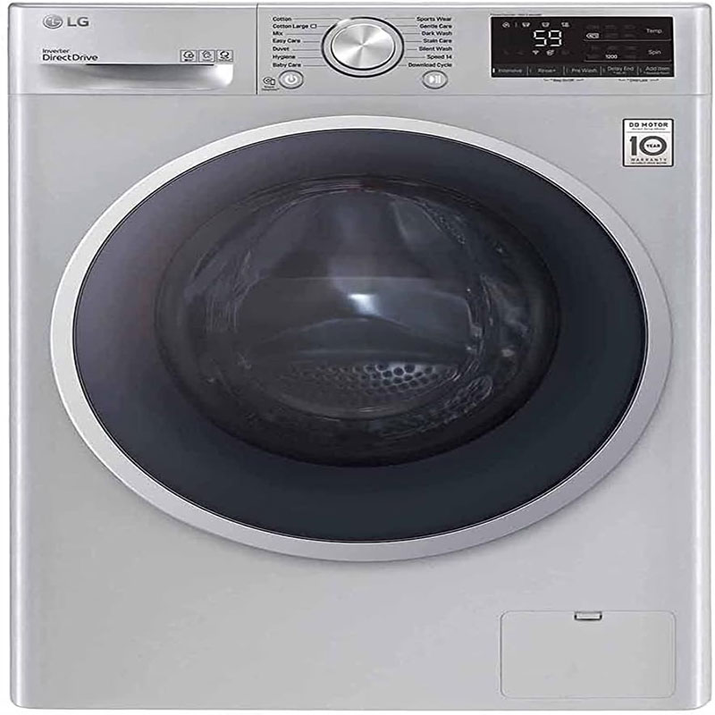 غساله ملابس LG 9 ك فضي فيفاتشي F4R5VYGSL
