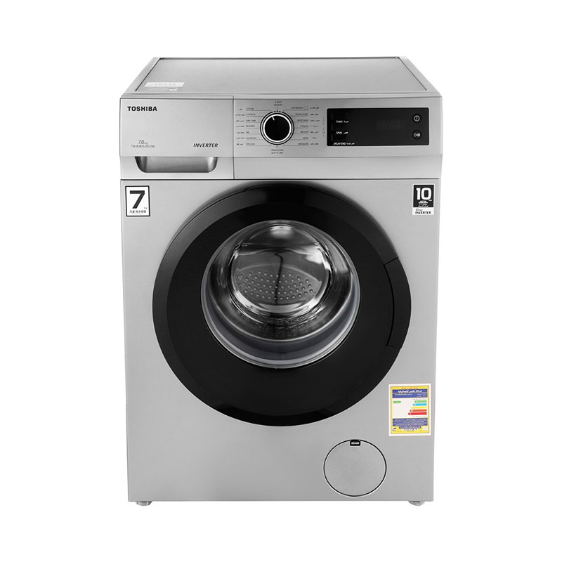 غساله ملابس توشيبا 7 ك ميديا انفرتر 1200 لفه TW-BJ80S2EG-SK