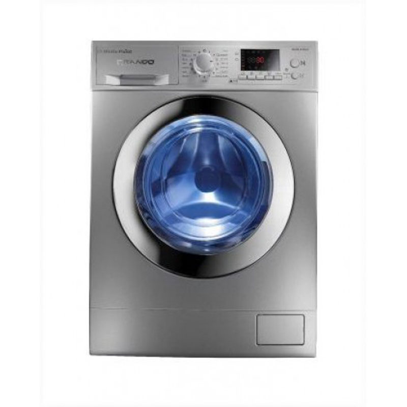 غساله ملابس وايت بوينت 10 ك فضي ايطالي 1200 لفه موديل WPW10121DSC