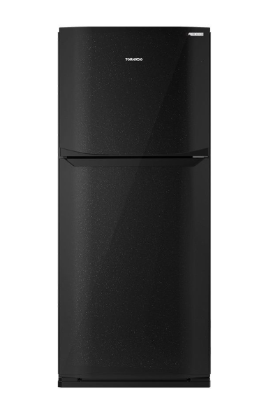 ثلاجه تورنيدو 355 لتر 2 باب اسود  RF-40FTV-BK
