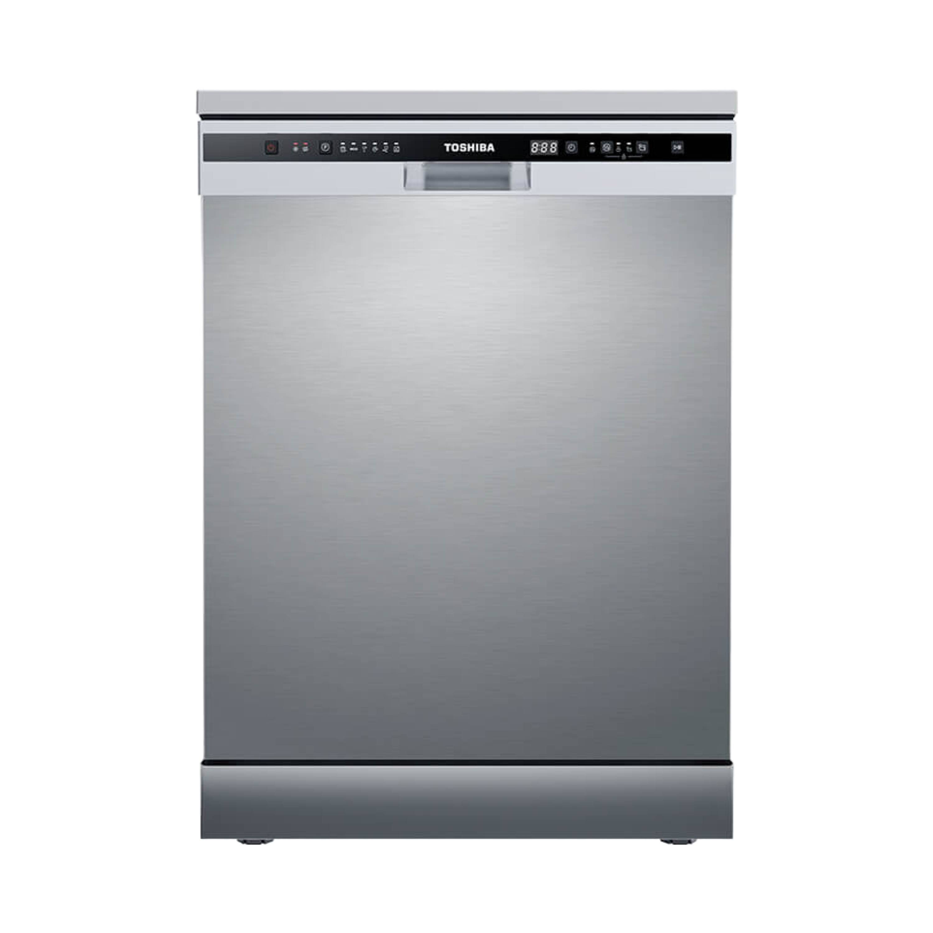 غساله اطباق توشيبا  13 فرد 6 برامج ديجيتال فضي DW-13F8AF(SS)-EG