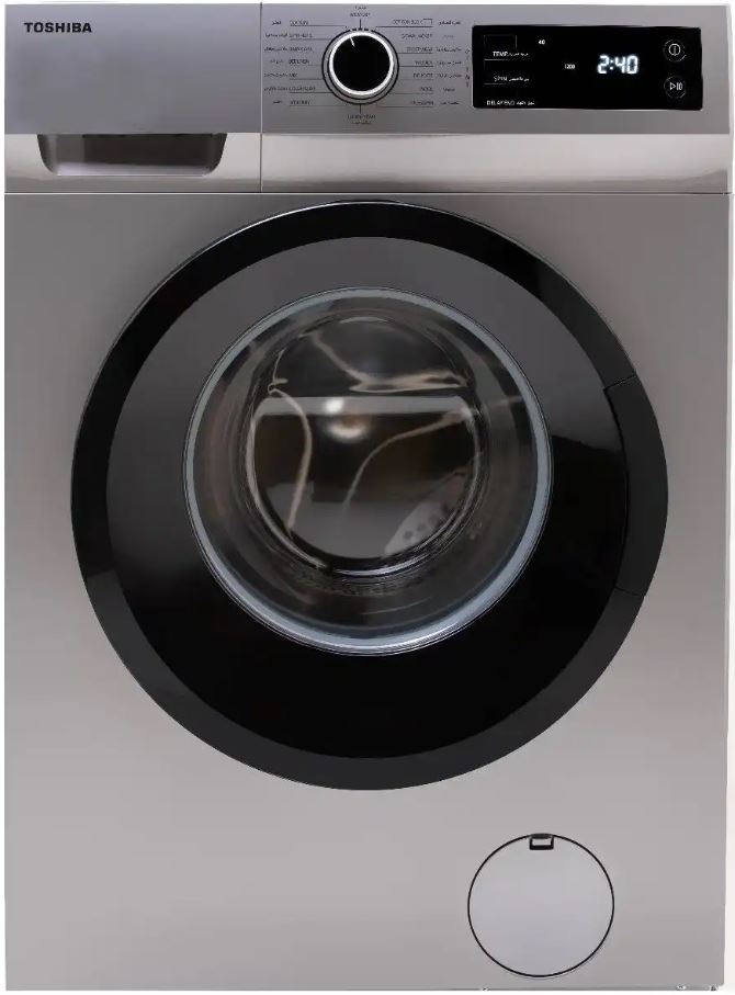 غساله ملابس توشيبا 8 ك فضي BJ90S2EG(SK)