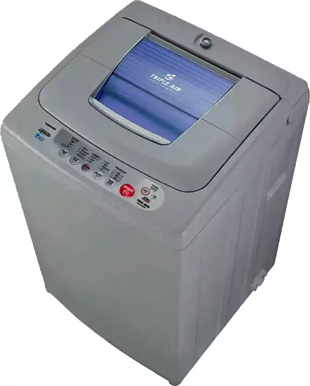 غساله ملابس توشيبا توب 8 ك طلمبه فضي AEW-8460SP-DS
